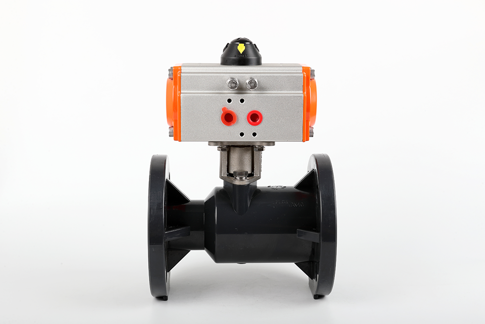 乾安气动法兰一体球阀